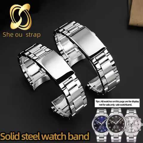22MM High Quality Stainless Steel Watch Strap For TISSOT T116 1853 T116617A Curved Joint Men's Watch