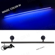 96 LED 3030 ลูกปัดด้านหน้ากระจกฉุกเฉินกระพริบโคมไฟรถ Strobe โคมไฟบาร์สัญญาณการจราจรอัตโนมัติหลังคาไฟ