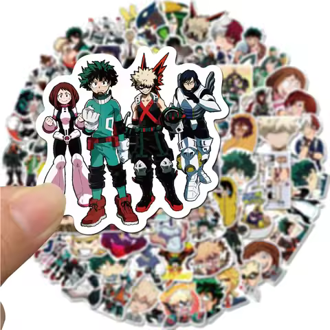 10/50/100pcs Japan Anime Sticker My Hero Academia Suitcase Skateboard Laptop Graffiti Phone Boku No