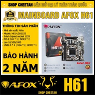 Main Abux H61 ( LGA1155 ) – Genuine – 2 years – Supports Intel socket 1155 Chip – Computer motherboa