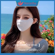 NORORTHY Face Ice Silk Anti-UV Breathable Face Shield Fashion Dustproof Sunscreen Unisex