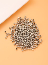 300 顆 4 毫米光滑 Ccb 塑膠珠圓形珠墊片適合手鍊製作珠寶 Diy 工藝女式女孩