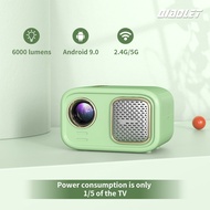 QIAOELT K1 Android Mini Projector 6000 Lumens Smart Android 9 Projector  Hp Projector 1080P Full HD 