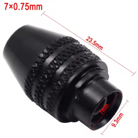 0.3-3.4mm Mini Multi Chuck Keyless Quick Change Three-Jaw Drill Chuck M7 M8x0.75 Small Electric Grin