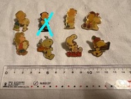 snoopy peanuts charlie brown, lucy ,linus 襟針 pin