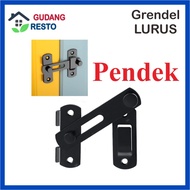 GRENDEL / KUNCI PINTU GESER / SLIDING DOOR / SELOT / SLOT / KAIT  / CANTOL PENGAMAN KAMAR MANDI / LE