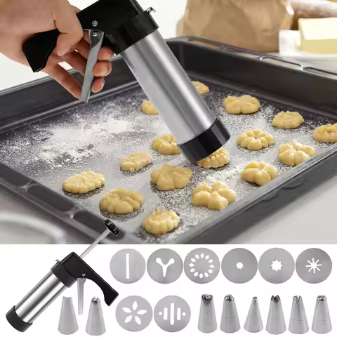 Churro Maker Machine, 2-in-1 Multifunctional Hollow Churros Machine, Churreras Para Churros, Cookie 