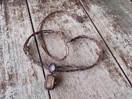 #221220 Macrame 金髮晶 澳寶 編織 頸鍊