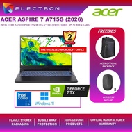 Acer Aspire 7 A715-59G-555Y 15.6" FHD 144Hz Gaming Laptop Black (C5-210H, 16GB, 512GB SSD, RTX4050 6