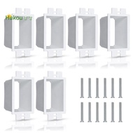6 Pcs Electrical Outlet Box Extender Single Gang Box Extender with 12pcs Screws 1 Gang Switch Unit R