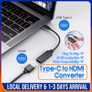 [Ship in 24h] Type C to HDMI Cable 4K HD USB C to HDMI Converter for Computer Laptop Phone TV Projector Same Screen Cable