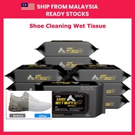 Shoe Cleaning Wet Tissue Quick Wipes Sneakers Care Shoes cleaning Solution Tisu Cuci Kasut 擦鞋湿纸巾