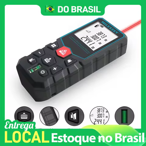MILESEEY Laser Distance Meter X5 40M 60M 80M 100M High Precision Laser Tape Measure,Multiple Measure