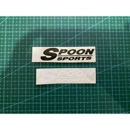 spoon sports sticker cutting 8cm X 2cm