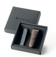 SUWADA日本職人指甲剪 皮套禮盒裝Japanese craftsman nail clippers leather case gift box set