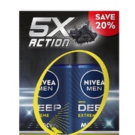 NIVEA (M) DEEP EXTREME ROLL ON 2*50ML