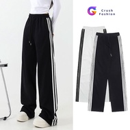 Crush Fashion Women's Sweatpants Pants Women Straight Cut Pants Women's Drapey Slimming Pants