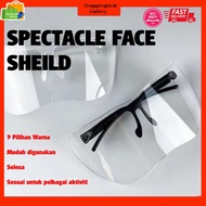[READY STOCK] SPECTACLE FACE SHIELD..face shield..covid 19 tools prevent..face mask shield..Clear view..comfortable