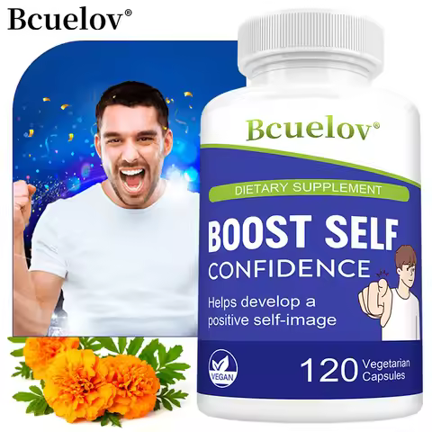 Self-confidence Supplement Capsules To Boost Brain Health, Maintain Focus and Concentration, Dietary