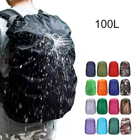 35L 100L 120L Rain Cover Backpack Waterproof Bag Hiking Camping Black Large 30L 70L 80L 90L 95L 110L