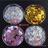 Glitter Powder Laser Sparkling Sequins Five-Pointed Star Sequins Laser Sequins Glitter Powder QETJ