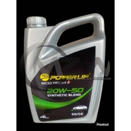 POWER UP ECO TECH SYNTHETIC BLEND 20W50 ENGINE OIL 4L