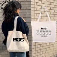 Bus Inspired Canvas Bag-Because of You I Shine | Fashion
