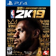 缺貨【PS4原版片】☆ NBA 2K19 LeBron 20 週年紀念版 ☆中文版全新品【台中星光電玩】