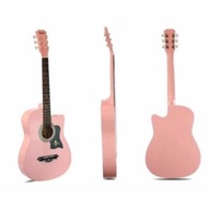  Davis JG-38 Acoustic Guitar (Pink)  with Bag
