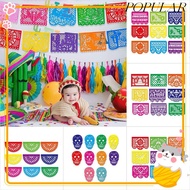 POPULAR Day of the Dead Cinco De Mayo Decorations Party Outdoor Colorful Festival Decorate Plastic F