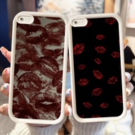 NB-16 Dark red lips Shockproof Casing for OPPO A37 A39 A83 F5 Realme C30S C30 P1 Narzo N65 50i Prime