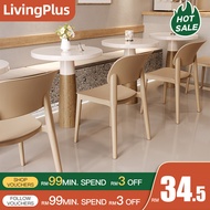 Kerusi Meja Makan Dining Chair Kerusi Plastik Meja Makan 4 Kerusi Study Chair Modern Stackable Chair