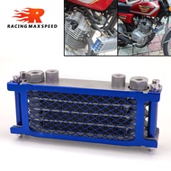 Universal Blue&Red Oil Cooler for Dirt Bike Pit Bike Monkey Bike ATV Quad Motorcycle Radiator ATV 11