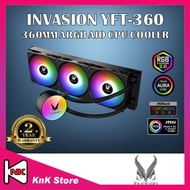 INVASION YFT-360 360MM FAN ARGB CPU AIO WATER COOLER / LIQUID COOLER YFT360