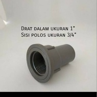 Faucet Socket 1 x 3/4 Shock/ Inner Thread Socket/ 1" x 3/4" AW RUCIKA Threaded Socket/