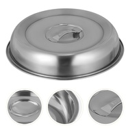 「 Party Store 」 Cover Dome Griddlebasting Lid Grill Steak Stainless Steel Melting Cheese Dish Round Steam Hood Steaming Plate Metal Pot