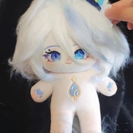 Ggai โมเดลอะนิเมะ Genshin Impact Furina ขนาด20ซม.ตุ๊กตาผ้ากำมะหยี่นู้ด A6341ยัดนู้ด