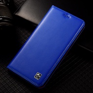 100% Nappa เคสฝาพับหนังของแท้สำหรับ Samsung Galaxy S25 S23FE S21 S22 S23 S24 S23 S10 S9เป็นพิเศษ S20