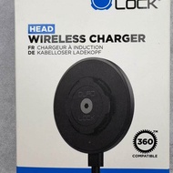 Quad Lock Wireless Charging Head with Desktop Stand/Car Stand Wireless Charger