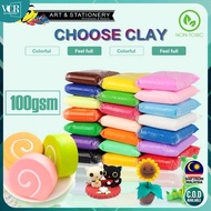 VC Art Non-Toxic Light Air Dry Clay, Super Light Clay for Slime Butter ±100gsm (En71 European Standa