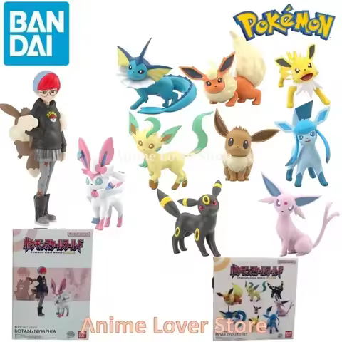 Bandai Original Scale World POKEMON Paldea Region Penny Sylveon Eevee Flareon Vaporeon Jolteon Glace