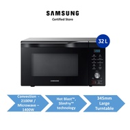 Samsung MC32K7055KT/SP HotBlast™ 32L Convection Freestanding Microwave Oven with Accessories | 345mm large turntable