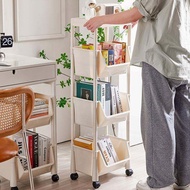 Movable Kitchen and Bedroom Household Trolley Rack Gap Storage Rack Bookshelf Toy Snack Storage Rack