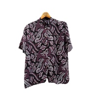 Vintage Shirt For Women Purple Bust 42 Waist 42 Shoulder 17 Length 27 Japanese Made (Vin34) Second H