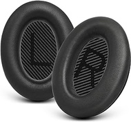 Lambskin Ear Pads Replacement for Bose QuietComfort 35 &amp; 35ii, GVOEARS Ear Cushions for Bose QC35 QC35ii SoundLink 1&amp;2 AE Over-Ear Headphones, Durable &amp; Soft Sheepskin (Black)