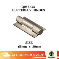 [2Pcs] Stainless Steel SUS 304 Hinges Welding Door Gate Hinge Grill Butterfly Grille Ensel Pintu Besi Engsel Pagar DH0