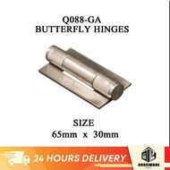 [2Pcs] Stainless Steel SUS 304 Hinges Welding Door Gate Hinge Grill Butterfly Grille Ensel Pintu Bes