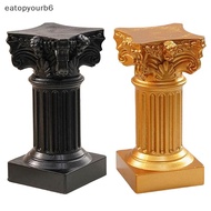 eatopyourb6] Roman Pillar Greek Column Statue Pedestal Candlesti Stand Figurine Sculpture Indoor Hom