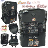FoldableOver Games Backpack Kick On Game Boys' School Bag/ School Games Boy Backpack - Super Game Fo