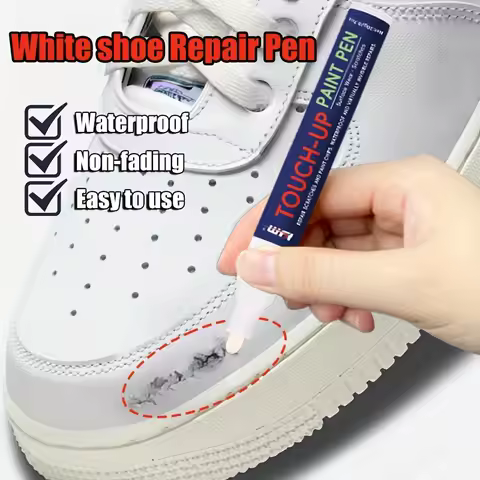 KJM Shoe Repair Paint Pen: Waterproof Non-Fading, Precise Tip, Easy to Use, Restores Color for Shoes
